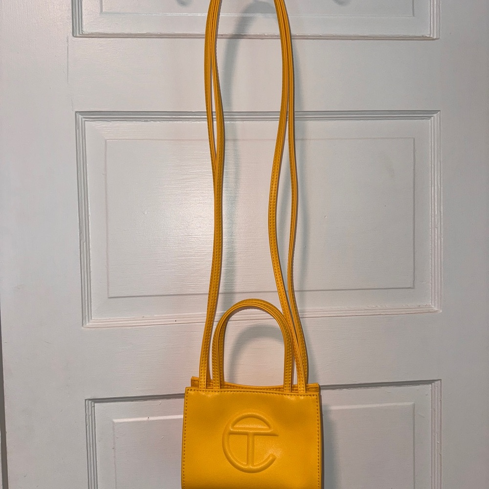 Telfar Yellow Mini Bag - Picture 2 of 2